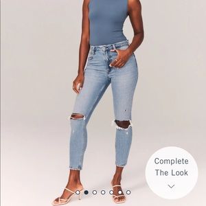 Abercrombie & Fitch skinny ankle curve love jeans